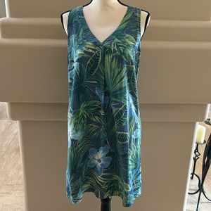 Tommy Bahama Island Print Two Palms Dress. Size S. Like New.